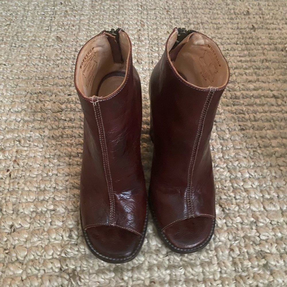 Bed Stu Onset Open Toe Booties